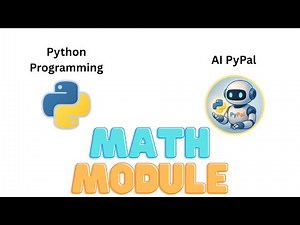 23. Quick Introduction to Modules with the example of Math module.