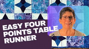 The Four Points Table Runner is a foundation paper piecing project that makes for a beautiful addition to any table setting. Foundation paper piecing is a quilting technique that involves sewing fabric onto a paper template to create precise and intricate designs. The Four Points Table Runner features a stunning geometric pattern that is achieved through this technique. The finished product is not only visually appealing, but also durable and easy to clean. Whether you're an experienced quilter 