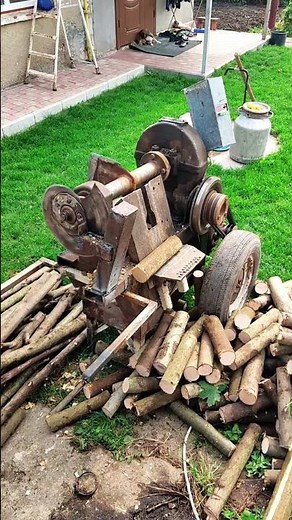Next Level Wood Cutting Machine 🤯 #shorts #axe