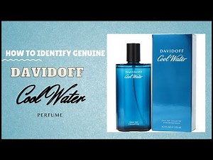 How to identify genuine Davidoff Coolwater perfume