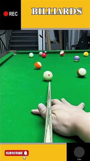 Insane Trick Shot Compilation #shorts #billiards #snooker #poolshots #cueball #8ballpool