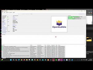 How to use open audible to download your books via mp3 and pdf for backup purposes /offline storage
