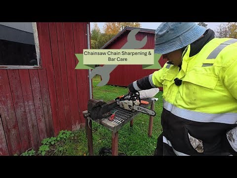 How to Maintain and Sharpen Your Chainsaw Chain and Bar
