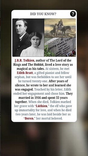The Real-Life Love Story Behind The Lord of the Rings