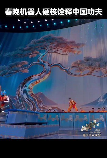 中国春节晚会：宇树科技机器人展示科技与功夫的完美结合