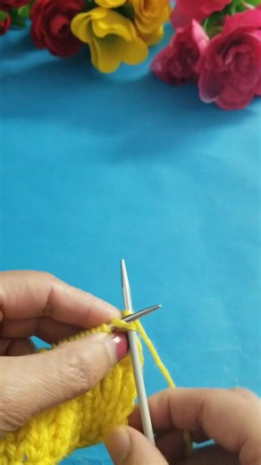 Only 1 Row Repeat pattern #knitting #design 🧶