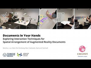 [CHI'25 Figure] Exploring Interaction Techniques for Spatial Arrangement of AR Documents
