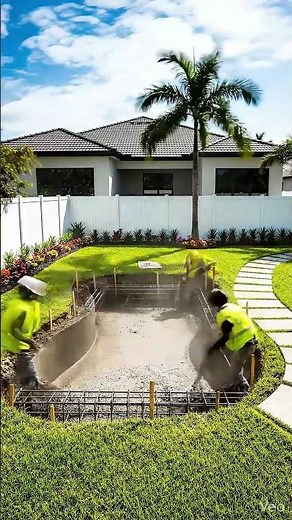 Building a Mini Swimming Pool Step by Step – Amazing Backyard Project