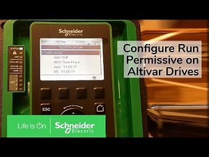 Configuring Run Permissive on Altivar 630/930 Process Drives | Schneider Electric