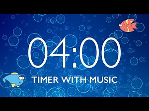 4 Minute Classroom Homework Timer with Music & Alarm ⏰
