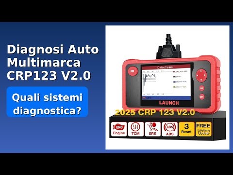 RECENSIONE (2025) : Diagnosi Auto Multimarca CRP123 V2.0. DETTAGLI ESSENZIALI