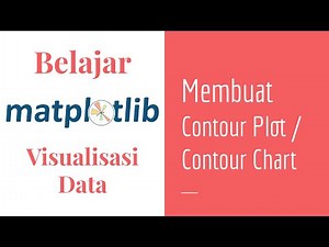 Matplotlib 14 | Belajar Contour Plot | Contour Chart | Belajar Matplotlib Dasar | Visualisasi Data