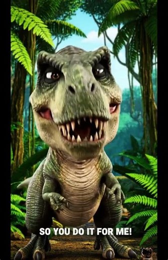 T-Rex on a Motorcycle? YES. And He Needs Your Like! 🦖🏍️ #ViralDino #Shorts