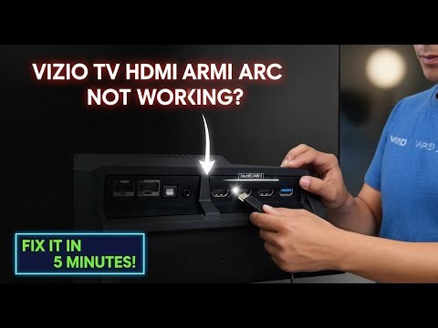 VIZIO TV HDMI ARC Not Working? FIX IT in 5 Minutes!