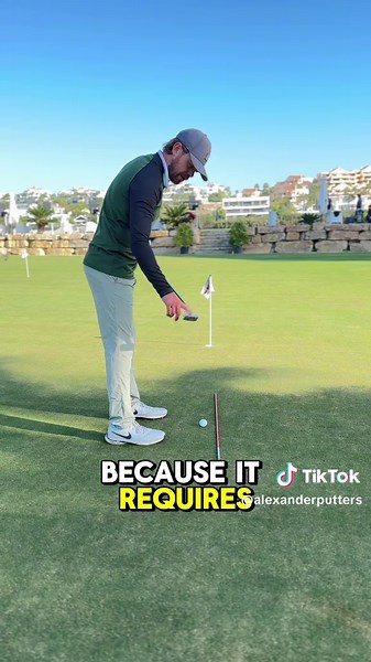 Club face is key and the easiest way to contrl the face at impact is to swing the putter with a straight stroke! Its facts.. stop listening to idiots! #golf #golfswing #golftips #golfforbeginners #golftiktok #golfputting #golfpro #golflesson #golfdrill