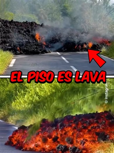 Por qué diosito spawneó el piso es lava en esta carretera random