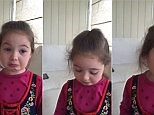 Adorable girl refuses to eat meat because she likes animals