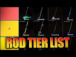 FISCH ROD TIER LIST ROBLOX (BEST FISHING RODS)