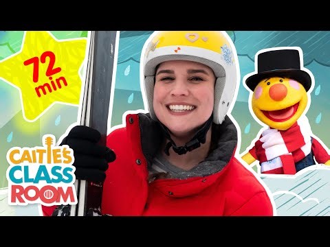 Winter Sports & Games! | Fun Activities With Caitie for a Snowy Day | Super Simple Play