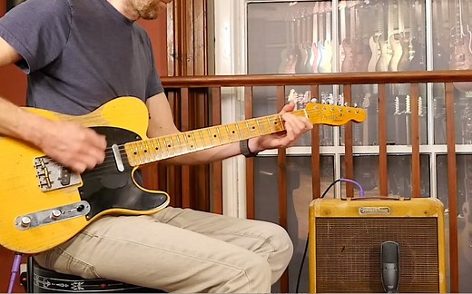 Fender tweed 57 Champ 过载tone