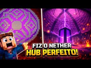 I built the most beautiful Nether Hub in Minecraft Survival.
