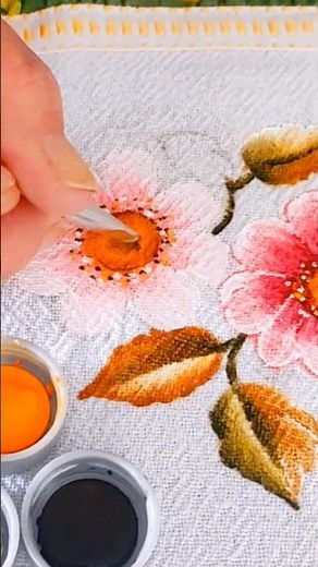 Como pintar flores fácil 🌸