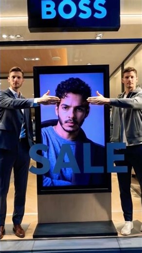 👍4K Boss Shop Male Mannequins Come To Life To Promote Stylish Fashion Cloths😎Using Grok AI