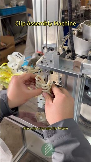 Semi Auto Clip Assembly Line Simple Operation, High Output，Fast Pin Insertion Technology #machine