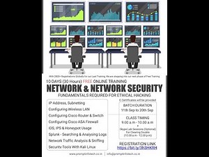 Day 1 - Free Network & Network Security Training - Prompt Infotech