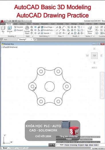 Learn Basic 3D Modeling in AutoCAD