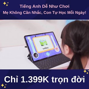 TIẾNG ANH DỄ NHƯ CHƠI – MẸ KHÔNG CẦN NHẮC, CON TỰ HỌC MỖI NGÀY! Monkey Junior với phương pháp “Học mà chơi, chơi mà học” giúp con tiếp thu tiếng Anh tự nhiên như tiếng mẹ đẻ: 🧠 Phát triển tư duy ngôn ngữ qua trò chơi, bài hát, truyện đọc, đố vui và tương tác giả lập cùng giáo viên bản ngữ 🏆 Chỉ 3 tháng là phát triển toàn diện Nghe - Nói - Đọc - Viết 🎓 Chương trình chuẩn đầu ra Cambridge, trình độ đầu ra giúp con có thể đạt chứng chỉ Starters, Movers 📅 Lịch học: 15 phút mỗi ngày, 1 tuần 6-7 n