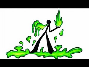 "How To Draw A Stickman With Poison Power/ Easy Stickman Drawing Tutorial/Step By Step "
