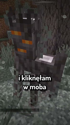 NOC CREAKINGA w MINECRAFT #shorts