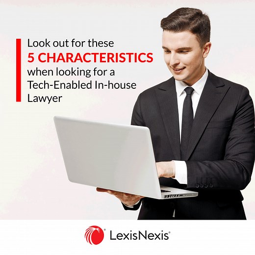 Check out the 5 key characteristics of tech-enabled in-house lawyers and how they work among large or small teams while focusing on making each day count rather than low-value routine work. #lexisnexisindia #ruleoflaw #legalindustry #lawyers #legaltech #indianlaw #indianlawyers #legalresearch | LexisNexis India