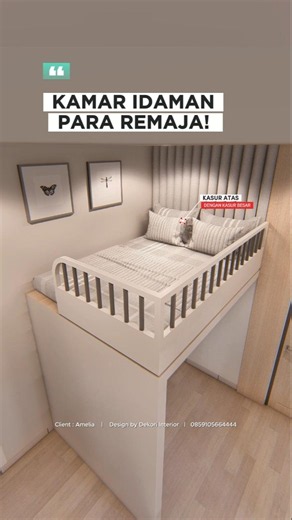 Bunk bed designs make teen rooms look more modern✨ #room #interior #homedesign #shorts