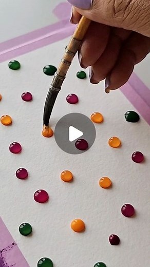 Neha ♡ Acrylic, Gouache, Watercolor on Instagram: "How will you use this technique? For full tutorial hit the link in Bio 💖 . . Droplet watercolor painting. Use it for calligraphy or doodle with microns on this! Share your ideas below! Will pin the interesting ones 😉 . Medium : Watercolor Paper : 300gsm watercolor paper by @menorah.stationery Colours : @sennelier1887 watercolor . . . . . . . . #watercolor #watercolorpainting #watercolouring #watercolorart #watercolorpaintings #wa