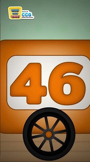 41 to 50 Counting Fun for Babies | Train Number Song 🚂 #shorts #toddler #numbersong