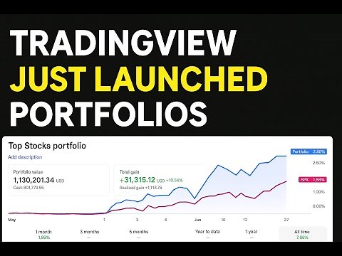 TradingView Just Launched Portfolios – Here's What You Need to Know!