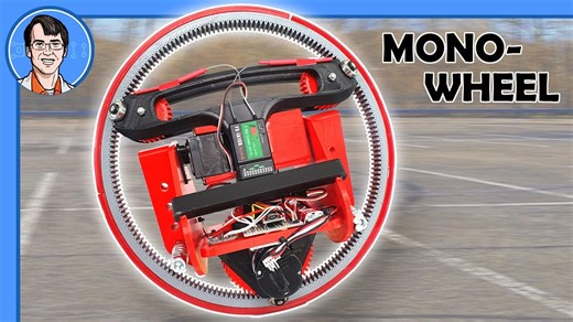 Monowheel with Stability Control