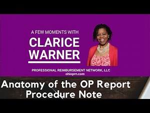 Anatomy of an OP Report | Procedure Note