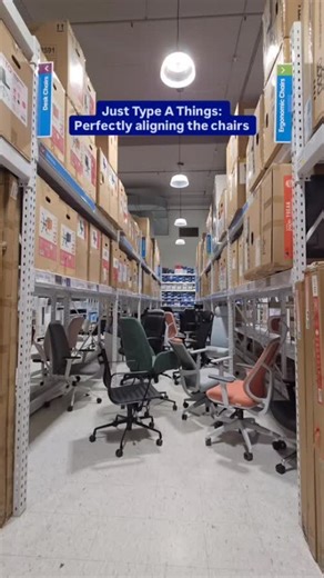 Officeworks on Instagram: "Lining up the chairs is our greatest joy晴 #Officeworks #TypeAThings"