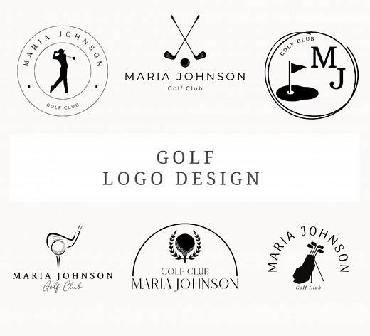 Golf Logo Design Canva 6 Customizable Golfer Logos Golf Club Logo Editable Golf Ball Logo Golf Teacher Logo Template Golf Logo - Etsy Australia