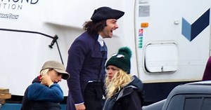 What had Poldark actors crack up into fits of laughter during filming?