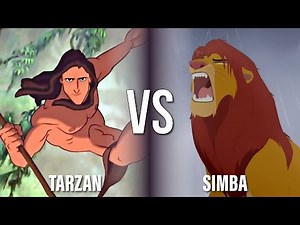 Tarzan vs. Simba || Who Would Win? / Epic Disney Character Battle
