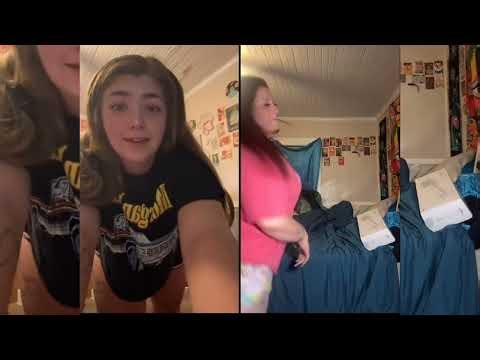 Two Big Ass girls live having fun and dancing