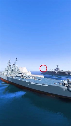 Missouri Battleship Missile Strike drops the Fighter Jet ep617 in gta5 #shorts #short