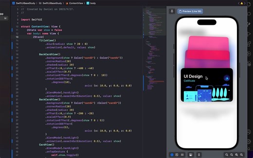 swift ui实战学习-03 Animations and States