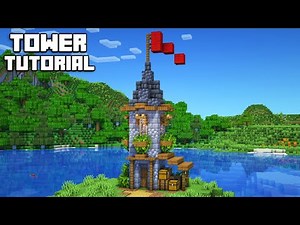 Minecraft - Small Medieval Stone Tower Tutorial (How to Build)