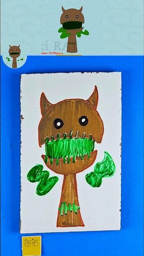 Sprunki 🎵 I Drew Kick The Buddy 🧸 Phase 3 👹 With Water Painting Pen 🖍️ #sprunki 🎶