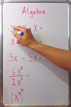 Basic Algebra